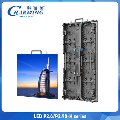 P2.6 Video Duvar Kiralama Ölçümlü Alüminyum Dolabı Dışarıda LED Kiralama Ekranı