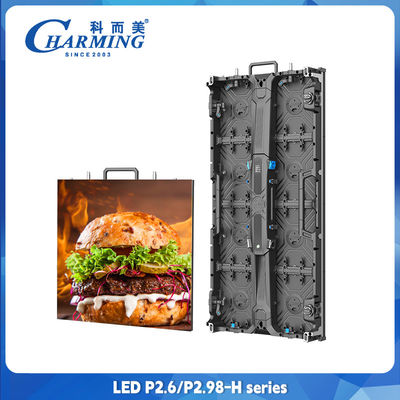 Kiralık LED Ekran İçeride Dışarıda Tam Renkli LED Duvar P2.6 Led Video Duvar 500x500mm Ölçümlü Alüminyum Ekran Ekranları