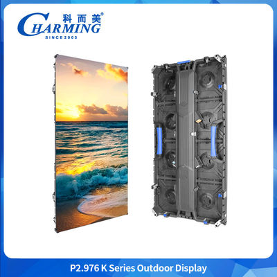 Güçlü Sert Çalışma Sıcağı -20°C-60°C P2.976 K RGB Renkli LED Tabela Yüksek Yenilenme Hızlı Led Duvar Ekranı