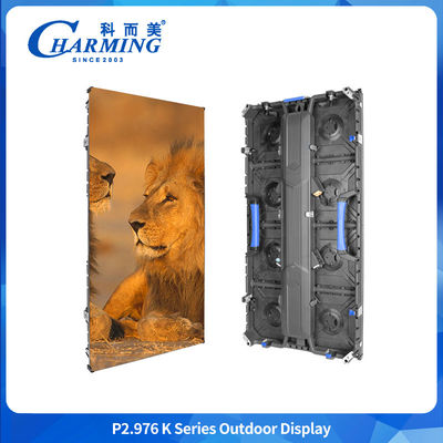 Dış 3d Reklam LED Ekranı P2.976 K Reklam Dairesinin Şekli LED Tabela