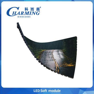 Yüksek Performanslı P2.5 Kapalı Yumuşak LED Modülleri 800cd/m2 Tam Renkli LED Modülü IP40 Eğlence Merkezi için Esnek LED Ekran Modülü