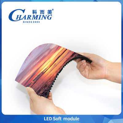 Esnek LED Ekranı Yumuşak LED Modülü Eğri LED Reklam Ekranı İç mekan için P1.86 P2 P2.5 P3