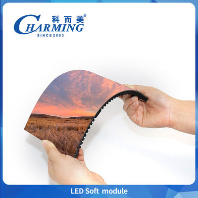 Esnek LED Ekranı Yumuşak LED Modülü Eğri LED Reklam Ekranı İç mekan için P1.86 P2 P2.5 P3