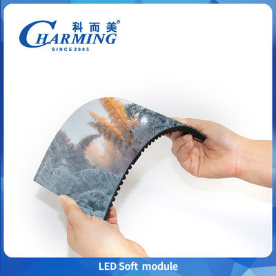 Tam Renkli Kapalı P4 LED Ekranı P2.5 Yumuşak LED Modülü Esnek Ekran