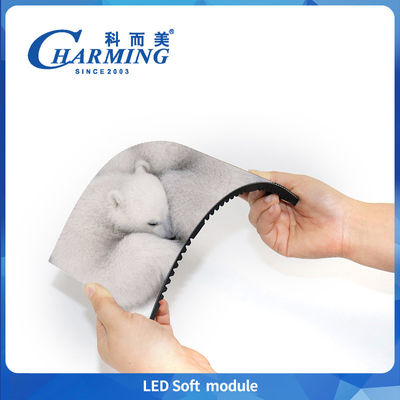 Tam Renkli Kapalı P4 LED Ekranı P2.5 Yumuşak LED Modülü Esnek Ekran