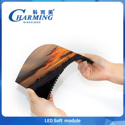 Özel Ön Bakım Manyetik Esnek Yumuşak LED Modül Paneli P1.86 P2 P2.5 HD Yaratıcı Ekran için Silindirli LED Ekran