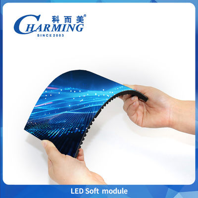 Kapalı Led Yumuşak Modülü RGB P3 P3.076 P4 Spiral Ekran için Yüksek Kontrastlı Düzleştirme