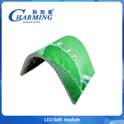İç mekan SMD Tam Renkli LED Ekranı P2 P2.5 P3 P4 Esnek LED Panel Rgb Eğimli Esnek Led Taşıma Panosu Reklamlar İçin Yumuşak LED Modülü