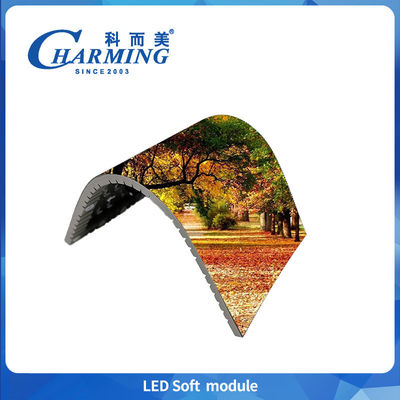LED Yumuşak Modülü P3 3Mm Kapalı Tam Renkli Ekran Taşındı Eğri Video Duvarı Reklam İçin Esnek LED Ekran