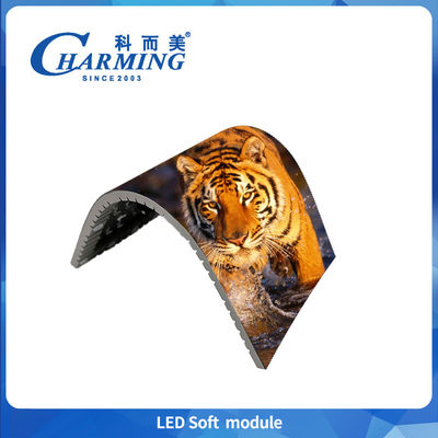 Kapalı Led Yumuşak Modülü RGB P3 P3.076 P4 Spiral Ekran için Yüksek Kontrastlı Düzleştirme