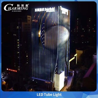 IP65 Su geçirmez RGB Led Tube Light SPI Kontrolü SMD5050 Bina için