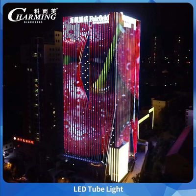 1000/500x40.5x30.5mm tam renk tüp ışık IP66 ve kolay bakım, dış mekan binası köprü için bağlantı hattı tasarımı