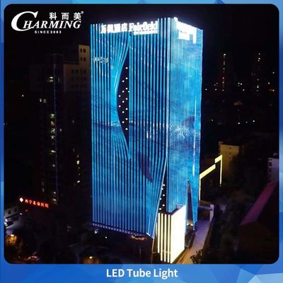 1000/500x40.5x30.5mm tam renk tüp ışık IP66 ve kolay bakım, dış mekan binası köprü için bağlantı hattı tasarımı