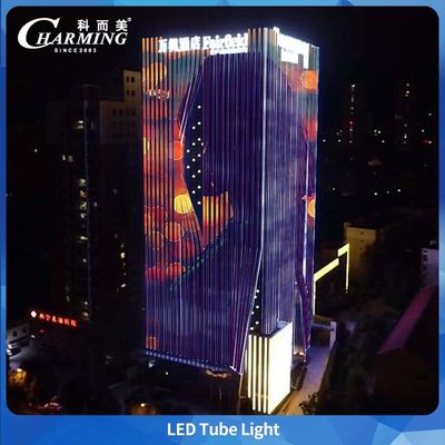 Büyüleyici 24w 0.5/1m Aminal Video RGB Led Tüp Aydınlatma Bina Cephesi İçin