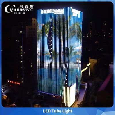 RGB 50000 saatten fazla yaşam süresi, otel dış hat dekorasyonu için cephe ışığı