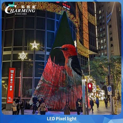 Köprüler için Düşük Güçlü Düz Şeffaf IP66 Dış Mekan Led Piksel Işığı