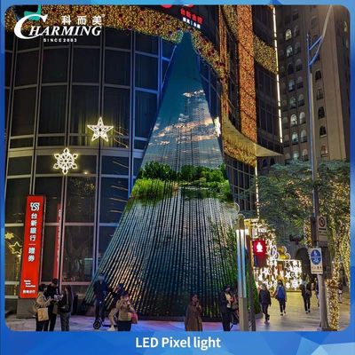 30MM IP66 DC24V RGB Dış Mekan Alüminyum Profil Kalıcı Led Noel Led Piksel Nokta Işığı