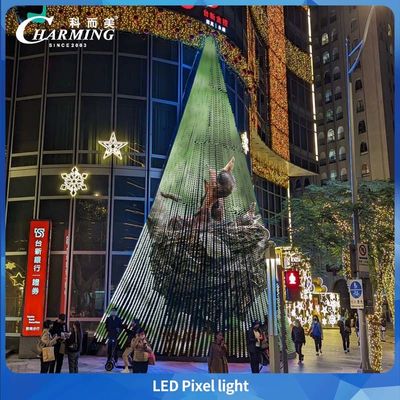Dışarıda LED Piksel Işığı Düşük Güçlü Bina için Yüksek Parlaklık