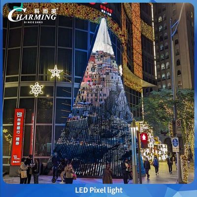 Enerji tasarrufu Su geçirmez Ip66 24v Ofis Binaları ile LED Piksel Işığı
