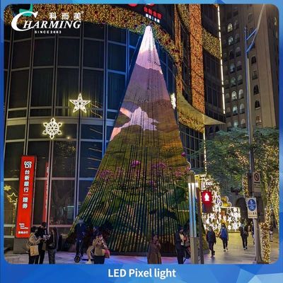Çin Fabrikası Doğrudan IP65 RGB LED Piksel Işık Dekorasyon PC Kabuk Malzemesi Kapaklı Dış Işık