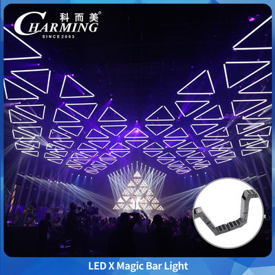 Vidalı Delik Tasarımı Charming'in Orijinal Ürünü LED X Magic Bar Modüler Tasarımı Charming Ürünü LED X Magic Bar RGB LED Piksel Bar Eğlence Etkinliği İçin