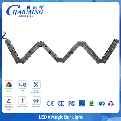 DVI Kontrolü RGB Esnek LED Sihirli Bar Işık Otel Eğlence Lobisi Dekorasyonu
