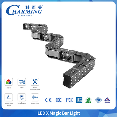 Bireysel Piksel Seviyesi Kontrol SMD3838 1m Led Sihirli Çubuk Işık Kulüp Etkinliklerine Uygulanır
