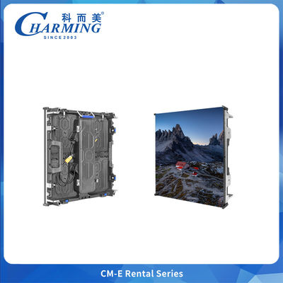 Kiralama Dışarıda P3.91 LED Ekran 500x1000mm 500x500mm Reklam Ekranı IP65 Su geçirmez 4K Çözünürlük Parlaklık
