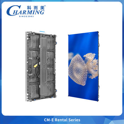 Büyüleyici P2.976 Kapalı CM-EE Serisi Su Geçirmez Tam Renkli Kiralık LED Ekran Alüminyum Alaşımlı Kabine Sahip 500x1000mm