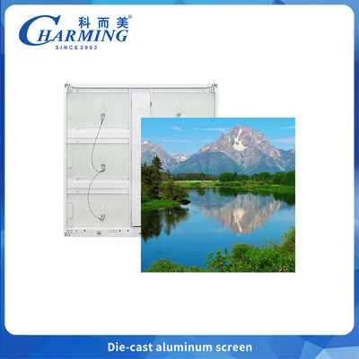 P6.66 Kiralama Açık LED Ekranı Arc Splicing ve Yüksek Parlaklık 6000 Cd/M2'den Fazla Korozyona Dirençli