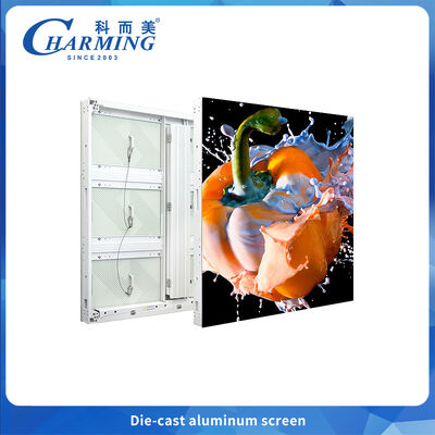 960x960mm Dökümlü alüminyum ekran P6 reklam sabit kurulum için dışarıda Led Board