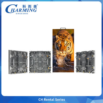 Yaratıcı Şekil Dış LED Ekranı P3.91 Konser Festivali için Eğili Esnek Sağ Köşeli Kabine 7680Hz