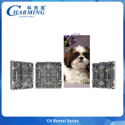 7680HZ Dış P3.91 Etaplar için modül kolu ile Eğri/Yüksek/Doğru Köşeli Dolabı