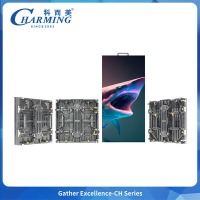 7680Hz Yenileme Hızı ile Dış ve İç LED Ekran Kiralama 500x500mm Kabine Boyutu ve 120° Görünüm Köşe