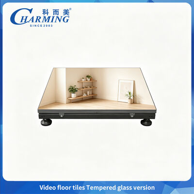 Hızlı Kabine Montajı ve Demontajı P2.6 Dans Yeri LED Tempered Glass Kapak