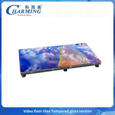 65536Dot/m2 Dans Alanı LED Ekranı P3.91 Tempered Glass Versiyonu 14-16 Bit Gri Seviye