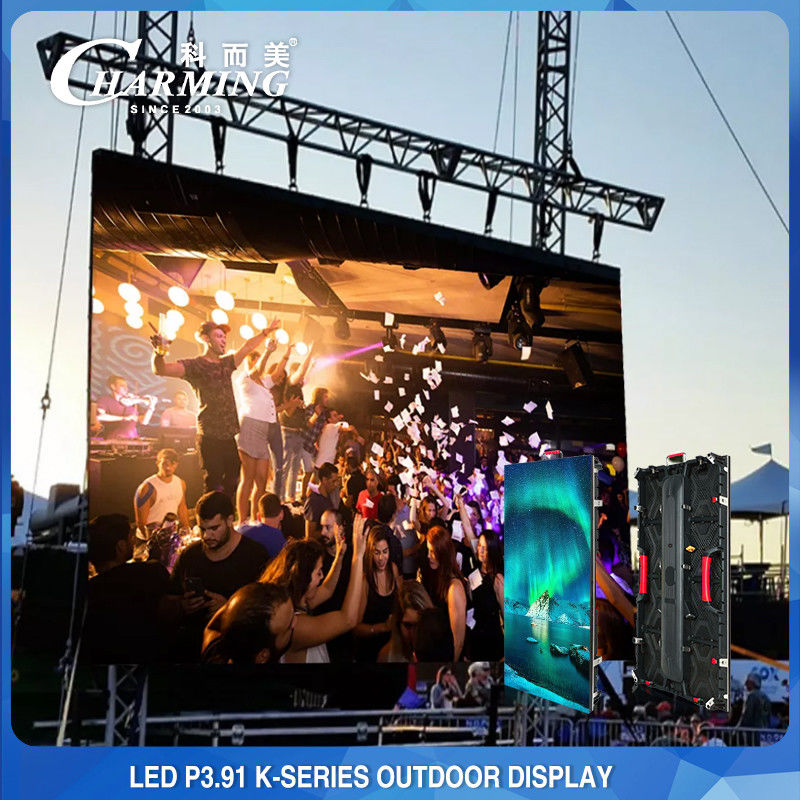 Dış sahne LED duvarı P3.91 Kiralık LED Ekran 4K yüksek parlaklık