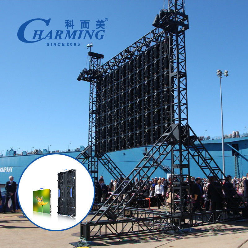P3.91 Kiralık LED Panel IP65 3840 Açık Hava Etkinlikleri için Yüksek Rahatlama Sahne Konserleri