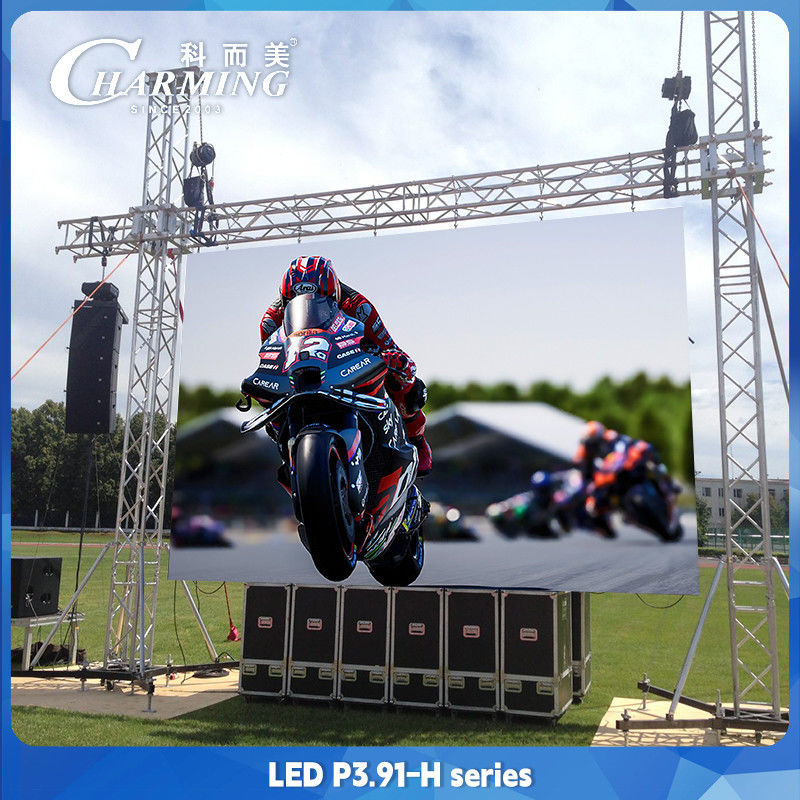 16 Bit P3.91 Kiralık LED Ekran Etkinlikler İçin Ön Koruma Arkaplan Dışarıda