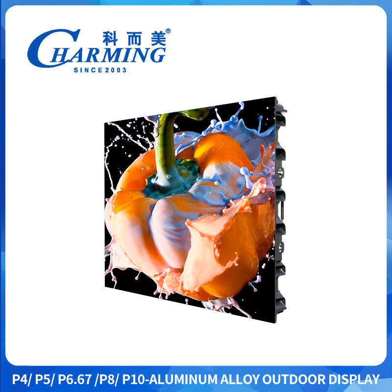 Desteği Ön Temizlik Özelleştirme P4/P5/P6.67/P8/P10 Dış Ekran Ekranı 45/50W 4Pcs Kaliteli Malzeme