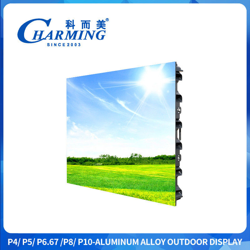 Ekran Panosu LED Video Duvar Dışarıda LED İşaret P4 Yüksek Yenilenme Hızı 3840Hz ile LED Reklam Ekranı