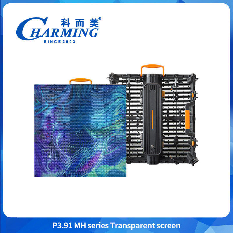 P3.91 -7.8 Şeffaf LED Ekranı Cam Pencereye Yapışkan Ekran Led Ekranı