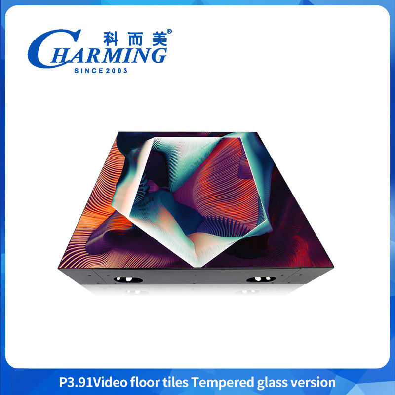 GOB SüreciGlass Dance Floor Tempered P3.91 Glass Dance Floor Rapid Packaging Teknolojisi