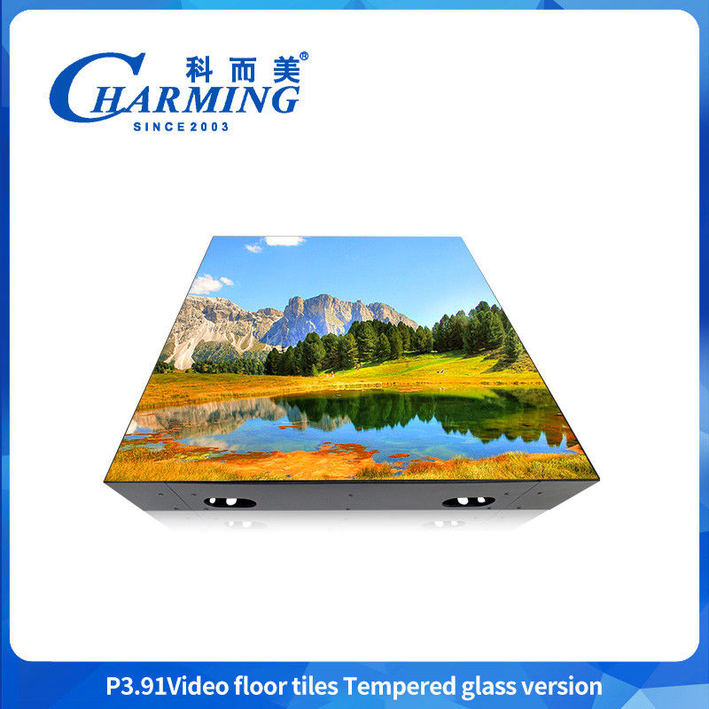 500X500MM P3.91 Çin LED Ekran Reklam için LED Panel GOB Partileri ve Barlar için Manyetik LED Dans Zemini