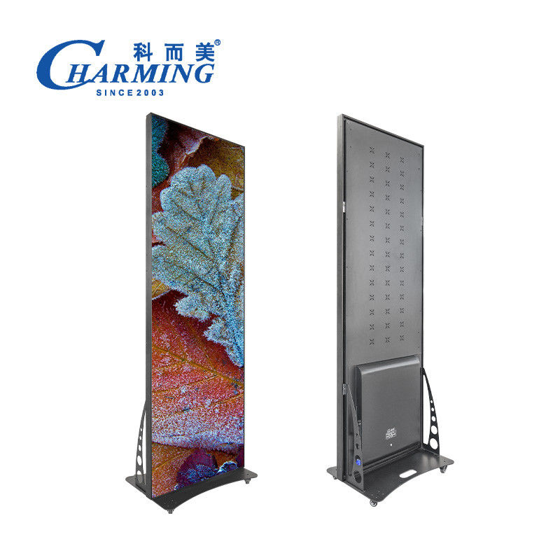 Hareketli P1.86-P2.5 İç mekan dijital reklam Led Poster Ekran Led Video Duvarı