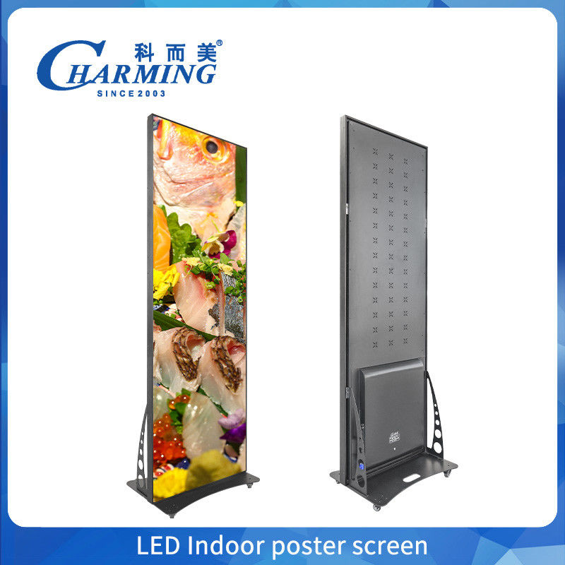 P2.5 P2 P1.86 Poster Ticari alışveriş merkezi Kapalı LED Poster Video Duvar Ekranı