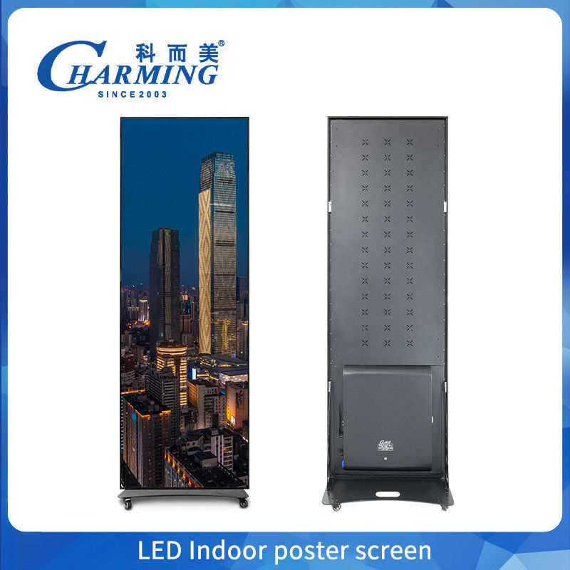 Hareketli Akıllı Wifi Standı Hd P1.86 P2 Dijital Reklam LED Poster Ekranları