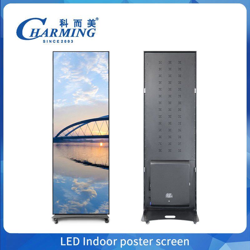İç mekan Led Poster Yerüstü Dik Display Ekranı P1.86 P2 P2.5 GOB