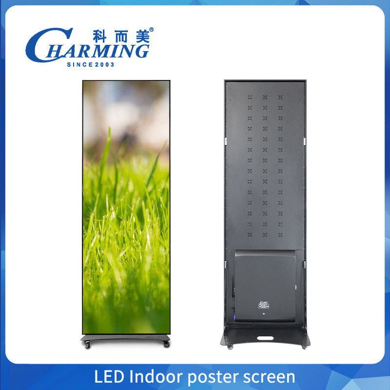 HD LED Kapalı Tam Renkli Poster LED Ekranı P1.86 P2 P2.5 P3 Zemin Kalkan Dijital Ekran Poster Ekranı