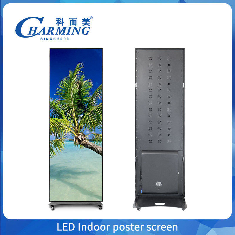 İçerideki LED Hoşgeldin Işığı Menü Tablosu Alüminyum Çerçeve Akrilik ve Cam Malzemeleri ile 640mm*1920mm Dikdörtgen Işık Kutusu